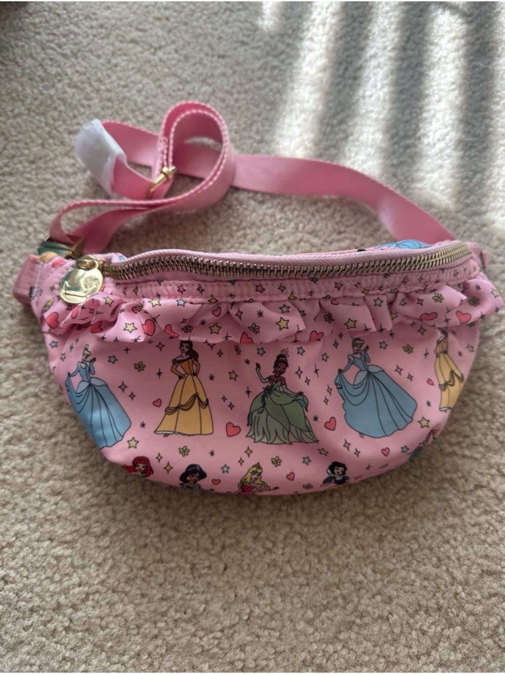 Stoney Clover Lane Never Stop Dreaming Princess Fanny bag backpack flat pouch - Picture 4 of 5